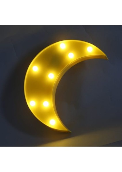Dekoratif LED Ay Gece Lambası