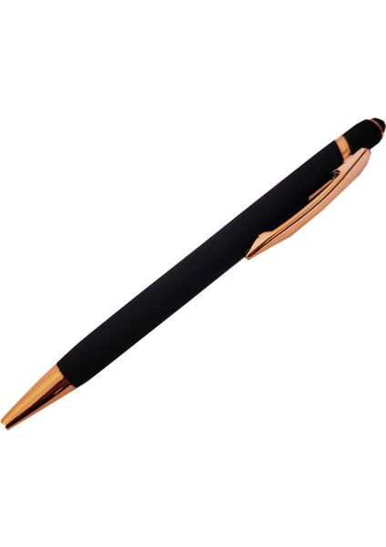 Siyah Tükenmez Rubber Kalem Touchpen