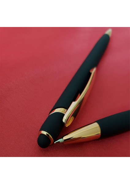 Siyah Tükenmez Rubber Kalem Touchpen