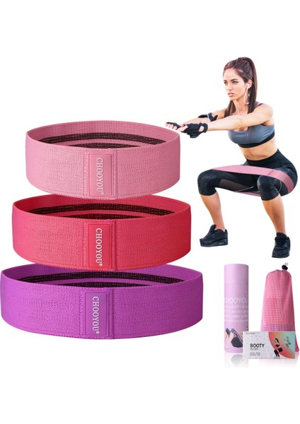 Model 2 Stili Direnç Bantları 3 Parçalı Set Fitness Lastik Bantları Fitness Elastik Bantları Için Genişletici Elastik Bant Direnç Egzersiz Ekipmanları (Yurt Dışından) fiyatları