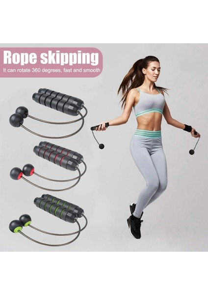 Kırmızı Stil Akülü Top Yetişkin Spor Yağ Yakma Rulman Ağırlığı Ayarlanabilir Çelik Kablosuz Atlama Ipi Öğrenci Yarışması Atlama Ipi (Yurt Dışından) modelleri