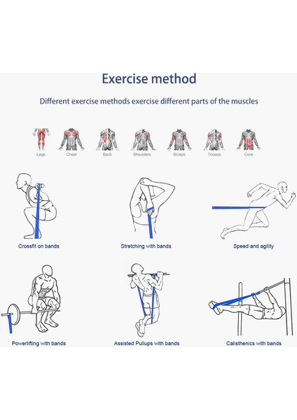 Siyah Stil Elastik Direnç Bandı Egzersiz Genişletici Streç Spor Kemeri Pull Up Eğitim Pilates Spor Salonu Ev Egzersizi Için Yardımcı Kuşak (Yurt Dışından)