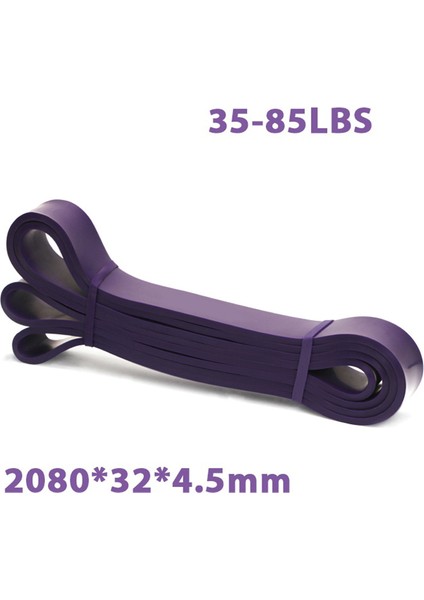 1 Adet-Mor Tarzı Lateks Direnç Bandı Spor Salonu Kauçuk Egzersiz Elastik Bant Egzersiz Spor Döngüsü Güç Pilates Fitness Ekipmanları Eğitim Genişletici Unisex (Yurt Dışından)