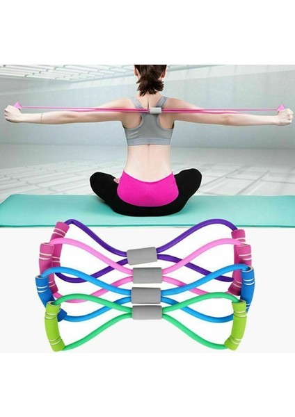 Gök Mavisi Tarzı 2022 Yeni Varış 8 Şekil Yoga Ralli Kayışı Streç Bant Halat Lateks Kauçuk Kol Direnci Fitness Egzersiz Pilates Yoga Salonu (Yurt Dışından) fiyatları