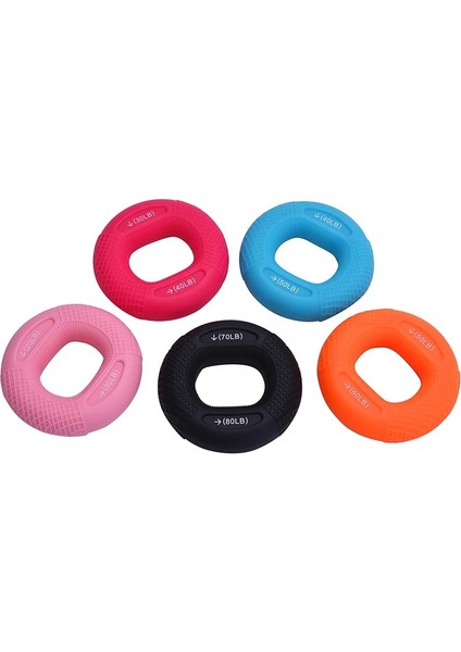 Kırmızı Stil Silikon Ayarlanabilir El Kavrama Lb Kavrama Yüzük Parmak Önkol Eğitmen Karpal Genişletici Kas Egzersiz Egzersiz Gym Fitness (Yurt Dışından) modelleri