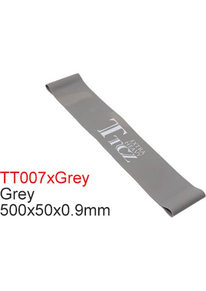 TT007XGRI Stil Ttcz Yoga Pilates Direnç Bandı Egzersiz Döngüsü Lastik Bantlar Fitness Döngü Ipi Streç Bant Vücut Geliştirme Için Çapraz Fit Bant (Yurt Dışından)