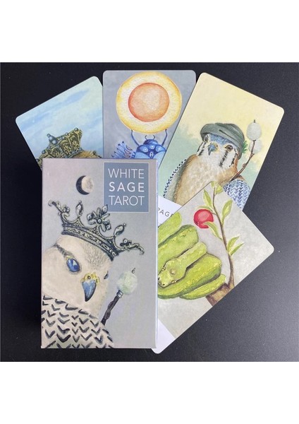 78 Adet TT121 Tarzı Güç Düşünce Kartları Tarot Güverte Tahta Oyunu Eğlence Yaratıcı Kehanet Oyun Kartı ile Tam Ingilizce Pdf Rehberi Yetişkinler Için (Yurt Dışından)