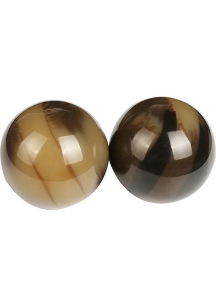 Kumral Tarzı 1 Pair Home Fitness Resin Hand Massage Health Handball Exercise Chinese Baoding Outdoor Therapy Relaxation Stress Strength (Yurt Dışından)