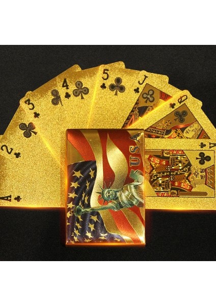 C Stili 2121 Yeni Geldi Özgürlük Heykeli Gümüş Folyo Poker Abd Aşınmaya Dayanıklı Smoonth 100% Pvc Entertainment Magic Tricks Pokers Hediye (Yurt Dışından)