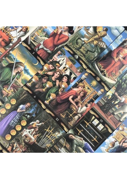 44 Adet TS94 Tarzı Ön Rafael Tarot Kartları Tümü Ingiliz Kutulu Aile Ebeveyn-Çocuk Masada Oyun Eğlencesi (Yurt Dışından) indirimleri