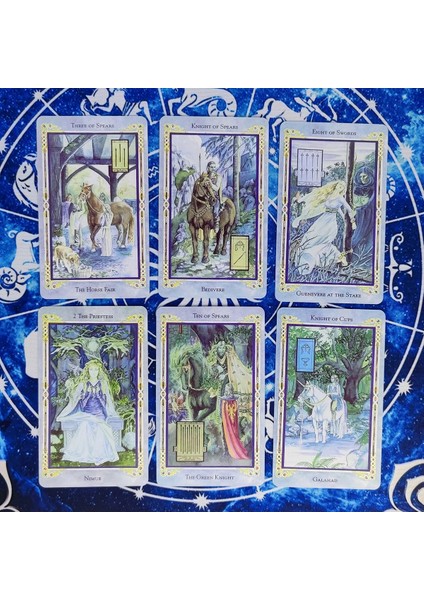 78 Adet TX287 Tarzı Efsane Arthur Tarot Kartları ve Pdf Rehberlik Kehanet Destesi Eğlence Partileri Masa Oyunu Desteği (Yurt Dışından)