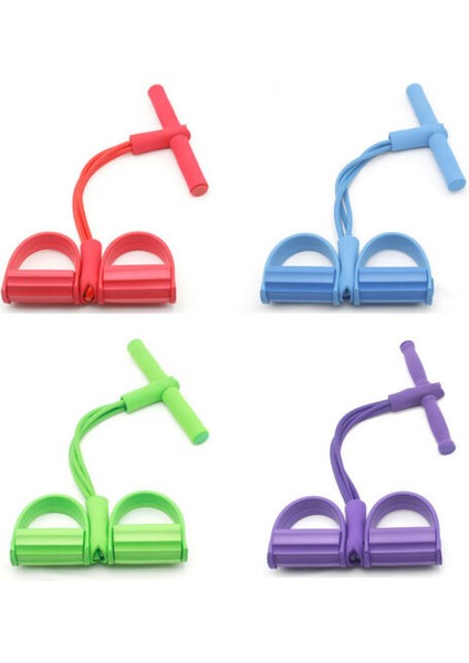 Mavi Stil Fitness Sakız 4 Tüp Direnç Bantları Lateks Pedal Egzersizi Mekik Çekme Halatı Genişletici Elastik Bantlar Yoga Ekipmanı Pilates Egzersizi (Yurt Dışından) indirimleri