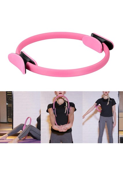E Tipi Mor Stili Yoga Çember Pilates Halkası Hafif Taşınabilir Kaymaz Erkek Kadın Spor Salonu Fitness Egzersiz Spor Fit Ekipmanları Tutmak (Yurt Dışından) indirimleri