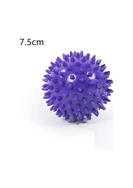 Mor Tarzı Pvc Nokta Masaj Topu Fitness Ekipmanları Için Çok Fonksiyonlu Masaj Fasya Topu Fitball El Ayak Sırt Masajı Egzersiz Topu 7.5 (Yurt Dışından)