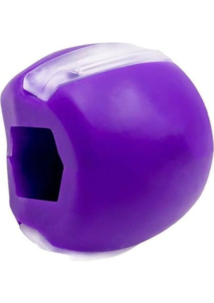 Mor Tarzı Face Masseter Men Facial Mouth Jawline Fitness Neck Jaw Muscle Exerciser Chew Ball Chew Bite Breaker Training Jaw Exercise Ball (Yurt Dışından)