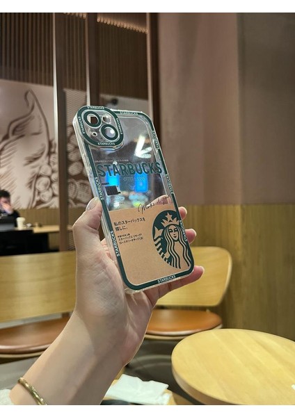 iPhone 14 Plus Marka Detaylı Şeffaf Kaliteli Telefon Kılıfı