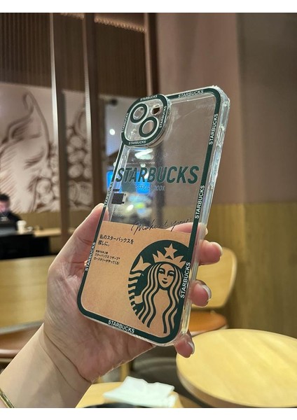 iPhone 14 Plus Marka Detaylı Şeffaf Kaliteli Telefon Kılıfı