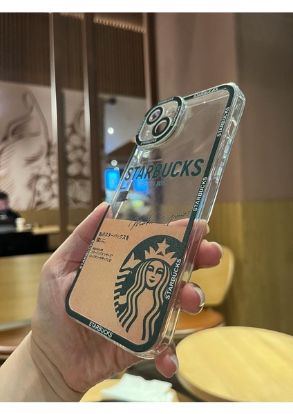 iPhone 14 Plus Marka Detaylı Şeffaf Kaliteli Telefon Kılıfı