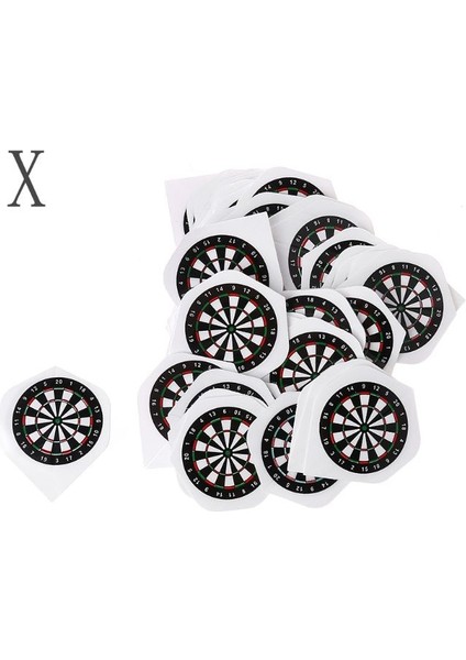 x Stili Tandard Dart Uçuşları Güzel Dış Mekan Kanat Kuyruğu Profesyonel Pvc Dart Uçuşu (Yurt Dışından)