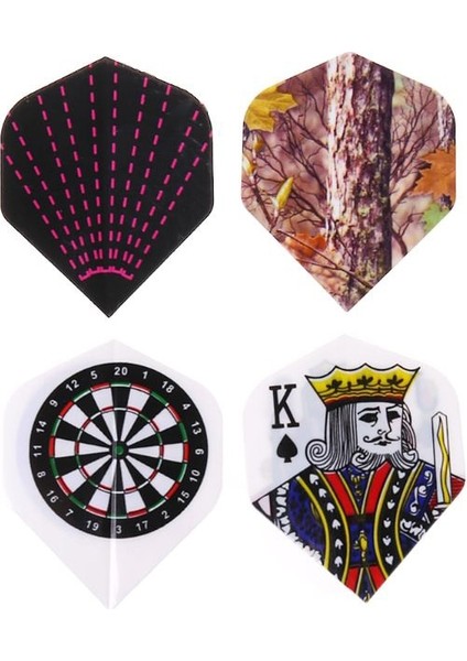 x Stili Tandard Dart Uçuşları Güzel Dış Mekan Kanat Kuyruğu Profesyonel Pvc Dart Uçuşu (Yurt Dışından)