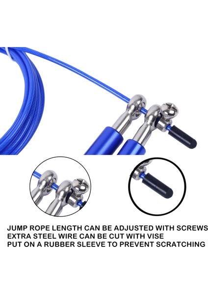 Kırmızı Stil Crossfit Hız Atlama Ipi 3 M Metal Yatak Kolu Ayarlanabilir Ip Korda Ipi Boks Fitness Atlama Egzersiz Eğitimi Için (Yurt Dışından) modelleri