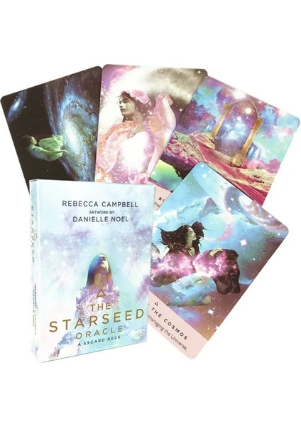 53 Adet TS82 Tarzı Star Er Tarot Ingilizce Versiyonu Tablo Güverte Tarot Oracle Card Eğlenceli Kehanet Oynamak Kader Masa Oyunları Pdf Guidebook (Yurt Dışından)
