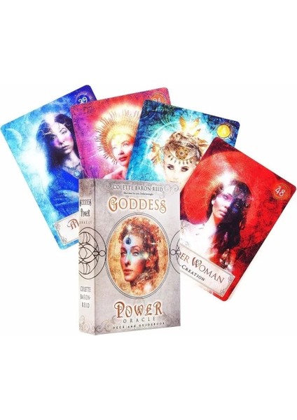 Tanrıça Güç Oracle Stili Yeni Tarot Kartları Oracle Rehberlik Kehanet Kader Tarot Güverte Ingilizce Aile Hediyesi Için Oyun Kartı Oyunu Eğlence (Yurt Dışından)
