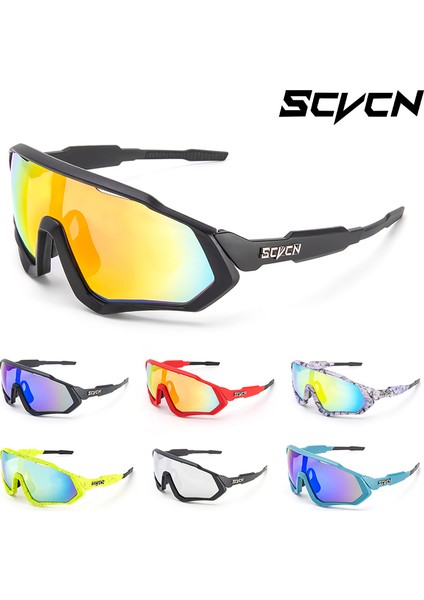 No.7 Tarzı No.2 Boyutu Bisiklet Gözlükleri UV400 Bisiklet Gözlüğü Spor Erkekler Outdoor Binme Gözlükleri Bisiklet Gözlükleri (Yurt Dışından)