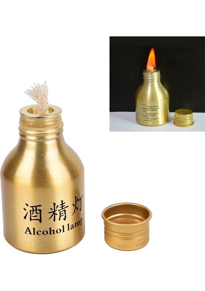 Sarı Stil Mini Alüminyum Alaşımlı Alcoho Soba Açık Kamp Sobası Taşınabilir Yürüyüş Sırt Çantasıyla Seyahat Tencere Pişirme Tove (Yurt Dışından)