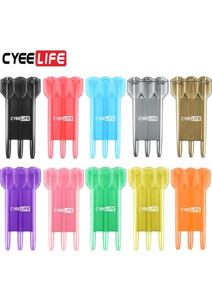 Altın Tarzı Cyeelife 12 Renk Büyük Boy Dart Kutusu Dart Dart Alet Kutusu Dart Profesyonel Oyun Dart Aksesuarları Plastik (Yurt Dışından)