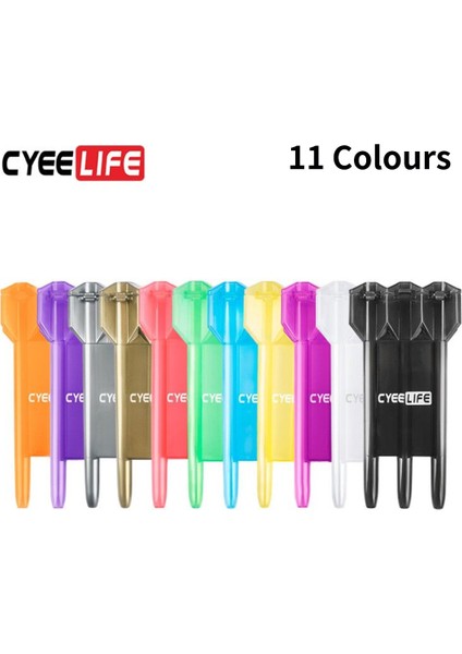 Mor Şeffaf Stil Cyeelife Plastik Dart Anahtar Tokalı Taşıma Çantası Dart Taşıma Cüzdanı Tutucu Kutu 11 Renk (Yurt Dışından)