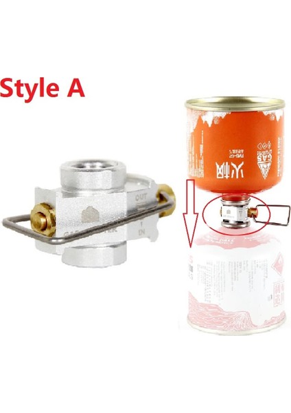 C Stili Açık Kamp Gaz Sobası Propan Dolum Adaptörü Düz Tank Çoğaltıcı Dönüştürücü Gaz Tasarrufu Artı Şarj Vanası Dönüşüm Aksesuarı (Yurt Dışından) fiyatları