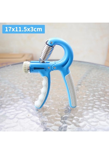 Mavi R-Şekilli Stil El Tutucu Parmak Bilek Kol Güç Gücü Eğitmen Parmak Uzatma El Kavrama Genişletici Egzersiz Direnç Bantları Fitness (Yurt Dışından)