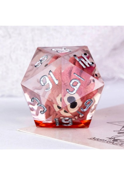Yeşil Stil Cusdie mm D20 D&d Zar, Ded Dnd Zar Dolgulu Parmak Canavarı, Tek D20 Zar, Rol Yapma Oyunu Için Mtg Pathfinder (Yurt Dışından)