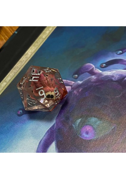 Yeşil Stil Cusdie mm D20 D&d Zar, Ded Dnd Zar Dolgulu Parmak Canavarı, Tek D20 Zar, Rol Yapma Oyunu Için Mtg Pathfinder (Yurt Dışından)