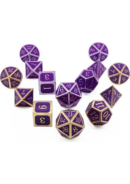 Gd Stili Yeni Sıcaklık Değişimi Zar Metal Rpg Masa Oyunu Zar D4 D6 D8 D10 D% D12 D20 (Yurt Dışından) modelleri