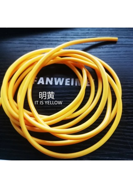 Ip 3MX5MM Sarı Stil 3m Uzunluk 5mm Çap Katı Yumuşak Pvc Kordon Atlama Ipi Yedek Yedek Ip Li Hiçbir Arapsaçı Çift Altında Aksesuarlar (Yurt Dışından)