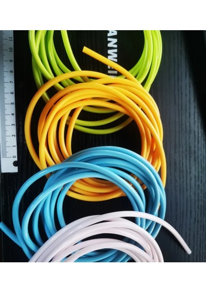 Ip 3MX5MM Sarı Stil 3m Uzunluk 5mm Çap Katı Yumuşak Pvc Kordon Atlama Ipi Yedek Yedek Ip Li Hiçbir Arapsaçı Çift Altında Aksesuarlar (Yurt Dışından)