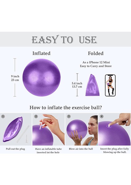 Yeşil Stil cm Pilates Topu Yoga Topu Egzersiz Jimnastik Fitness Topu Denge Egzersizi Fitness Yoga Core ve Salon Antrenman Topu (Yurt Dışından) modelleri