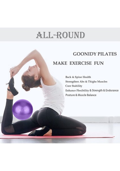 Yeşil Stil cm Pilates Topu Yoga Topu Egzersiz Jimnastik Fitness Topu Denge Egzersizi Fitness Yoga Core ve Salon Antrenman Topu (Yurt Dışından) indirimleri