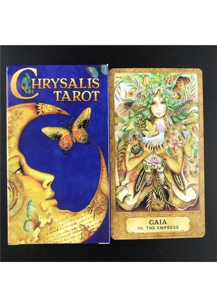 78 Adet TT03 Tarzı Sıcak Satmak Chrysalis Tarot Kartları Masa Oyunları Komik Tahta Tarot Güverte Kart Oyunları Ingilizce Aileler Için Parti Dro (Yurt Dışından)