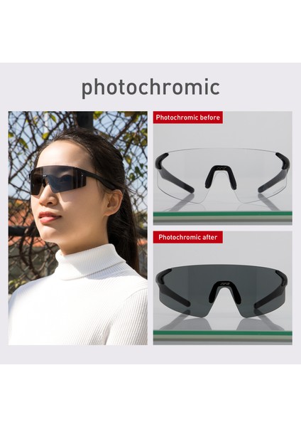 Bordo Tarzı No.2 Boyutu Fotokromik Yarış Bisiklet Gözlükleri Erkek Kadın Doğa Sporları Güneş Gözlüğü Dağ Bisikleti Gözlükleri Yol Bisikleti Bisiklet Gözlükleri (Yurt Dışından) fiyatları