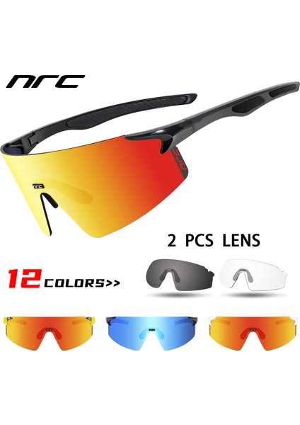 Bordo Tarzı No.2 Boyutu Fotokromik Yarış Bisiklet Gözlükleri Erkek Kadın Doğa Sporları Güneş Gözlüğü Dağ Bisikleti Gözlükleri Yol Bisikleti Bisiklet Gözlükleri (Yurt Dışından) modelleri