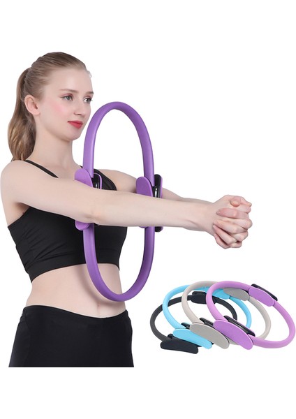 Siyah Stil 38CM Yoga Fitness Daire Sihirli Yüzük Bayanlar Profesyonel Eğitim Kas Pilates Daire Egzersiz Egzersiz Aksesuarları Ev Spor Salonu (Yurt Dışından) fiyatları