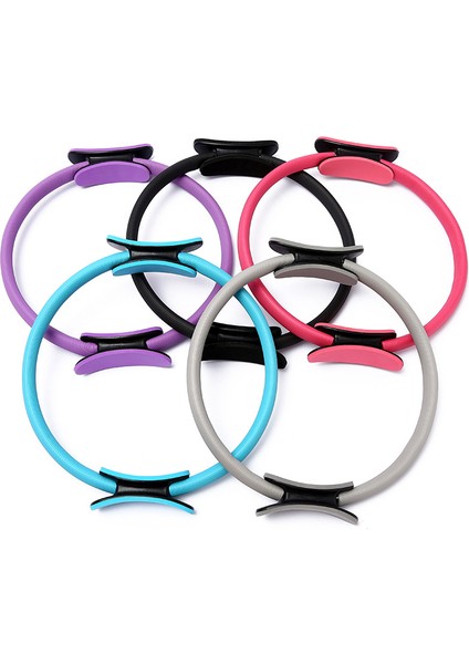 Siyah Stil 38CM Yoga Fitness Daire Sihirli Yüzük Bayanlar Profesyonel Eğitim Kas Pilates Daire Egzersiz Egzersiz Aksesuarları Ev Spor Salonu (Yurt Dışından) modelleri
