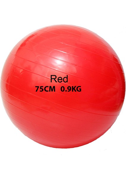 Kırmızı 75CM Tarzı Şişme Pilates Topları Egzersizleri Yoga Fitness Topu cm Patlama Önleyici Pilates Ekipmanları Balance Fitball Spor Balonları (Yurt Dışından)