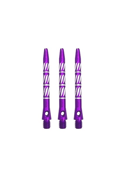 3 Mor Stil Yeni Yeni Romatic Dart Milleri Alüminyum Alaşımlı Malzeme Mil Dart Aksesuarları Fırlatma Oyuncak Dart Milleri (Yurt Dışından)