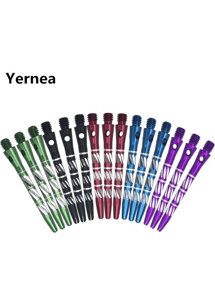 3 Mor Stil Yeni Yeni Romatic Dart Milleri Alüminyum Alaşımlı Malzeme Mil Dart Aksesuarları Fırlatma Oyuncak Dart Milleri (Yurt Dışından)