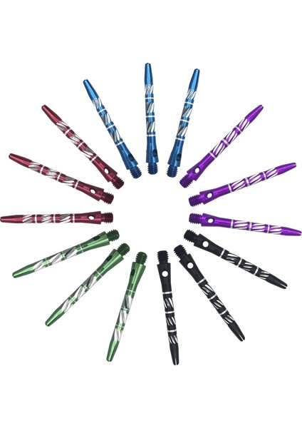 3 Mor Stil Yeni Yeni Romatic Dart Milleri Alüminyum Alaşımlı Malzeme Mil Dart Aksesuarları Fırlatma Oyuncak Dart Milleri (Yurt Dışından)