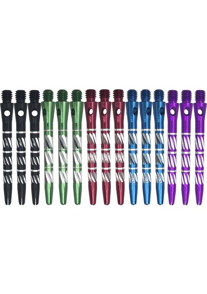 3 Mor Stil Yeni Yeni Romatic Dart Milleri Alüminyum Alaşımlı Malzeme Mil Dart Aksesuarları Fırlatma Oyuncak Dart Milleri (Yurt Dışından)